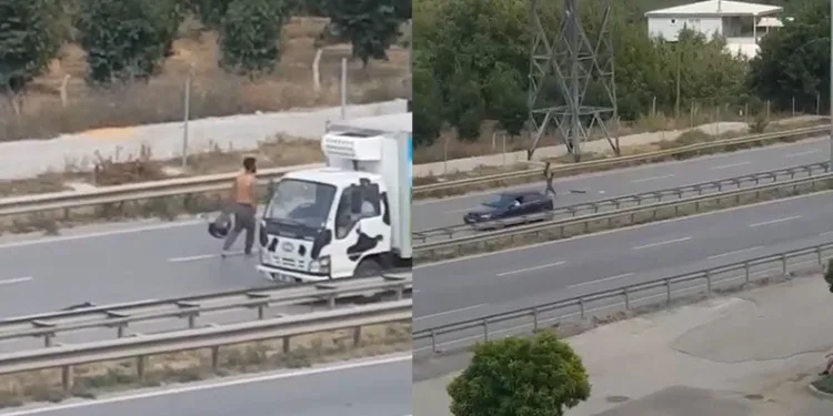 Bursa’da araçların arasında ölüme meydan okudu