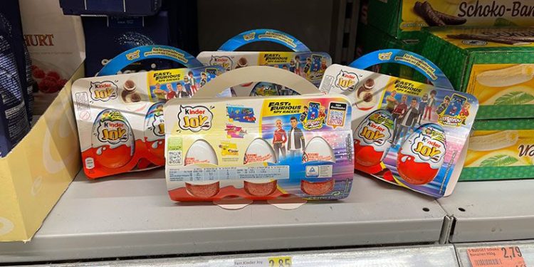 Avusturya’da Kinder sürpriz yumurta hala satılmıyor