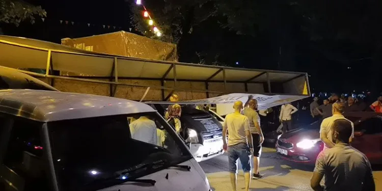 Bursa’da Kültür Park’ta faciadan dönüldü