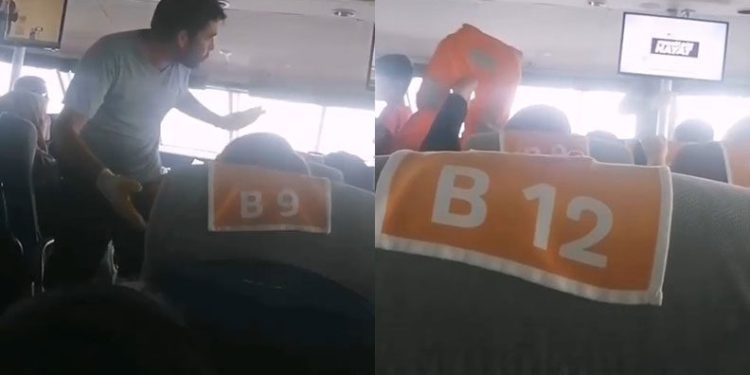 Denizin ortasında feribotta korku dolu anlar