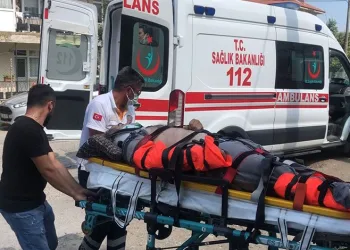 Asansör zemine çakıldı: 1 yaralı