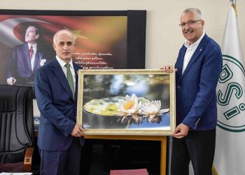 Başkan Özkan’dan Şayan’a ‘hayırlı olsun’ ziyareti