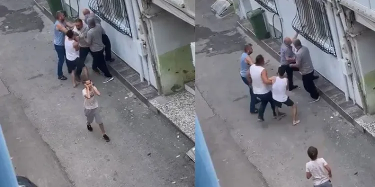 Bursa’da çocukların kavgasına büyükler karıştı