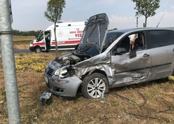 Tekirdağ’da çevreyolunda kaza: 6 yaralı