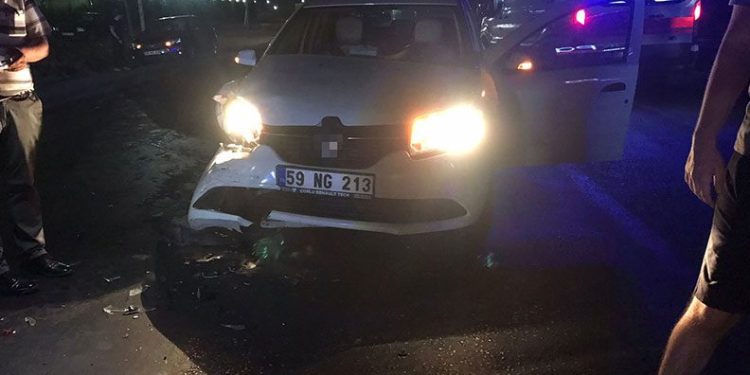 Tekirdağ’da trafik kazası: 1 yaralı