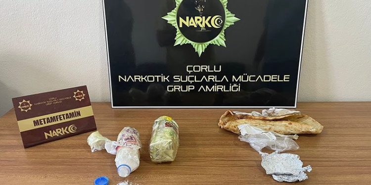 Tekirdağ’da tavuk dönerin arasında uyuşturucu bulundu