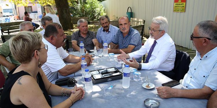 Turgay Erdem, Özlüce’de halkla buluştu