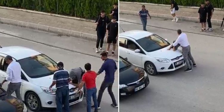 Trafik magandası magandası dehşet saçtı