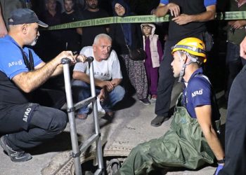 Mermercideki ceset krokisi ekipleri harekete geçirdi