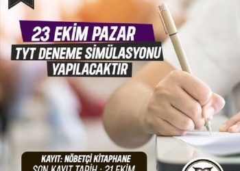 Üniversiteye hazırlanan öğrencilere TYT simülasyonu