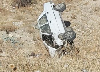 Niğde’de otomobil şarampole yuvarlandı