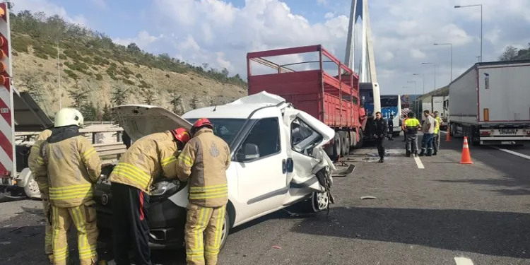 Yavuz Sultan Selim Köprüsü girişinde zincirleme kaza