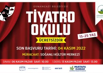 Osmangazi Belediyesi Tiyatro Okulu başlıyor