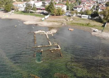 İznik Gölü’ndeki çekilme endişelendiren boyuta ulaştı
