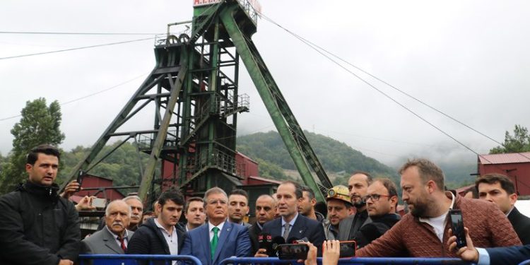 Fatih Erbakan’dan maden kazasının yaşandığı Amasra’da