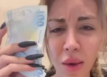 100 lirayı klozete atan sosyal medya fenomeni gözaltında