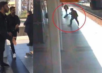 Bursa’da zabıtaya sinirlenip gitarını kırdı