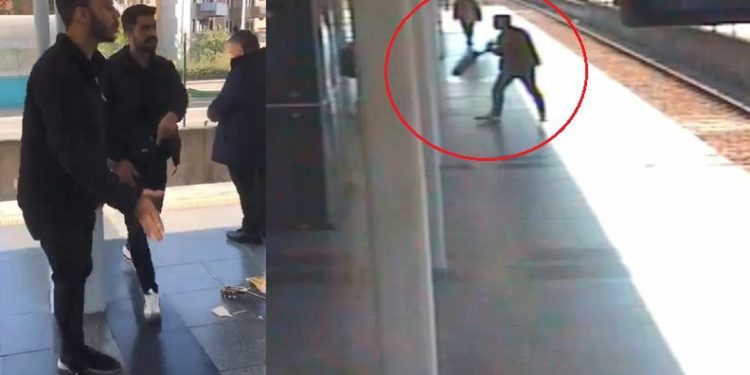 Bursa’da zabıtaya sinirlenip gitarını kırdı