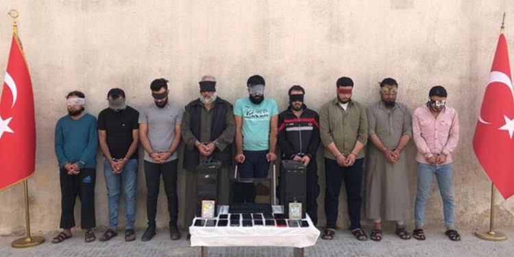 Suriye’de 9 DEAŞ’lı terörist yakalandı