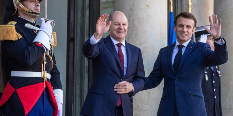 Scholz ve Macron bir arada
