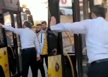 İETT otobüsüne sandalyeli saldırı