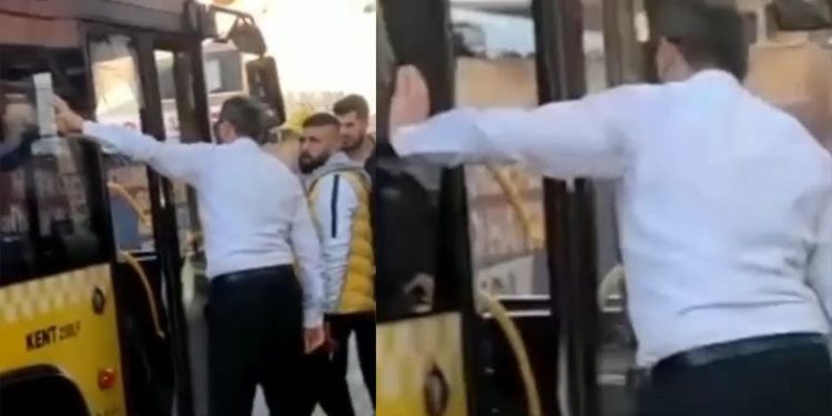 İETT otobüsüne sandalyeli saldırı