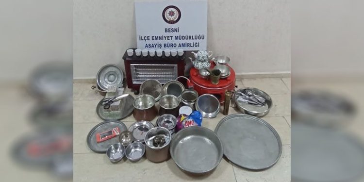 Bakır hırsızı suçüstü yakalandı