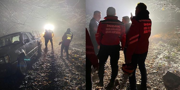 İlk karı görmek istediler, dağda mahsur kaldılar