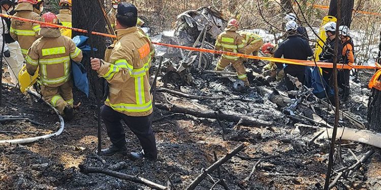 Kore’de helikopter düştü: 5 ölü