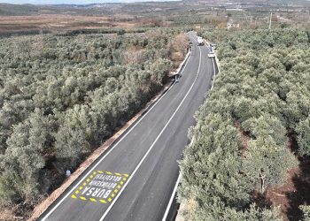 Gölyazı yolu sil baştan yenilendi