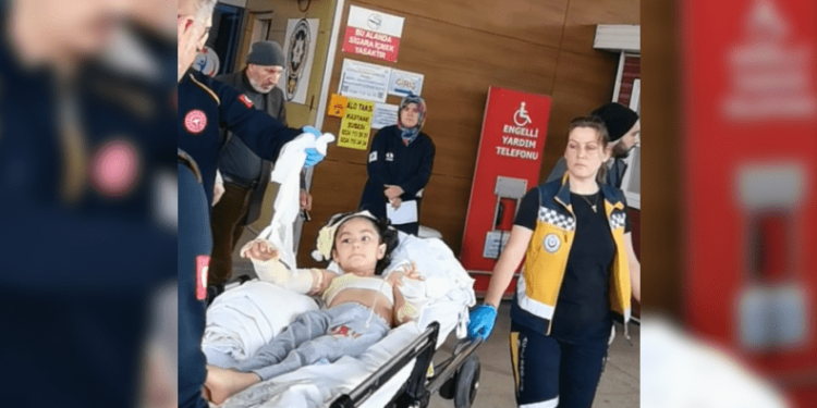 Kaynar su dolu tencereye düşen çocuk yaralandı