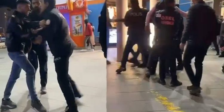 AVM’de çıkan kavga,hastanede bitti