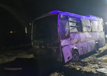 Diyarbakır’da polis aracı kaza yaptı