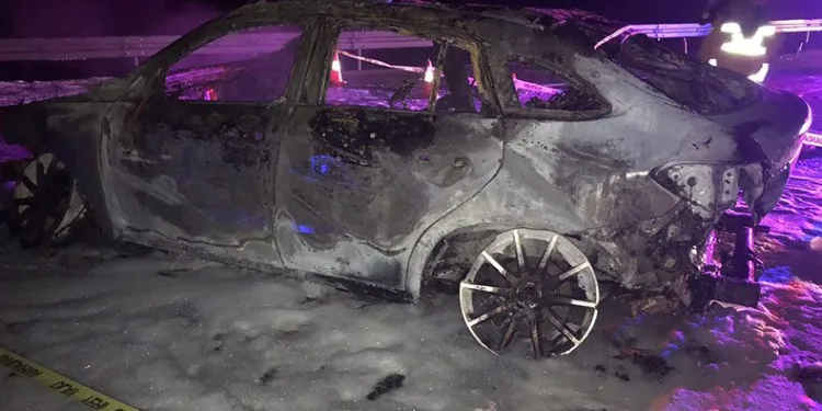 Ankara-Niğde Otobanında kaza