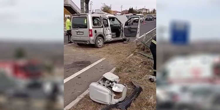 Tekirdağ’da trafik kazası: 3 yaralı