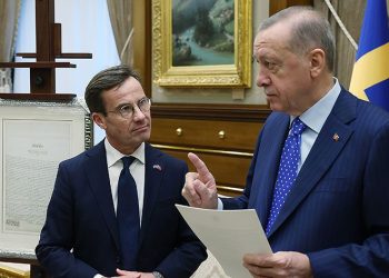 Cumhurbaşkanı Erdoğan, İsveç Başbakanı  ile görüştü