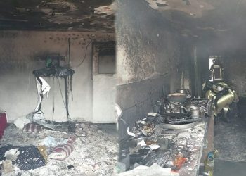 Karacabey’de korkutan yangın