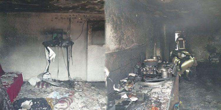 Karacabey’de korkutan yangın