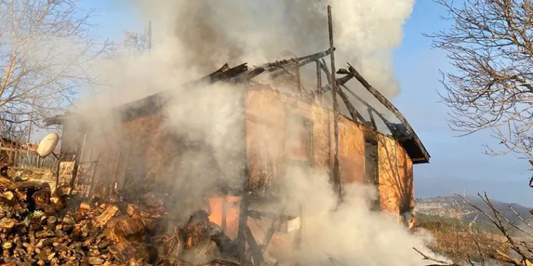 Müstakil ev yangında kül oldu