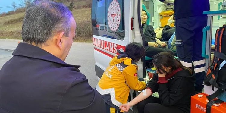 Yolcu otobüsü devrildi: 39 yaralı