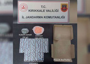 Pizza kutusunda uyuşturucu sevkiyatı