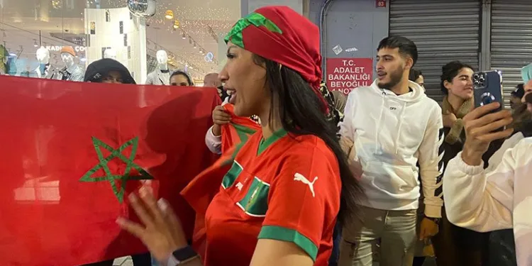 Fas’ın galibiyeti coşkuyla kutlandı