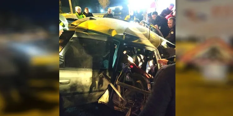 Otomobil şarampole devrildi: 2 yaralı