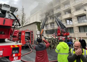 Çırağan Sarayı’nda yangın