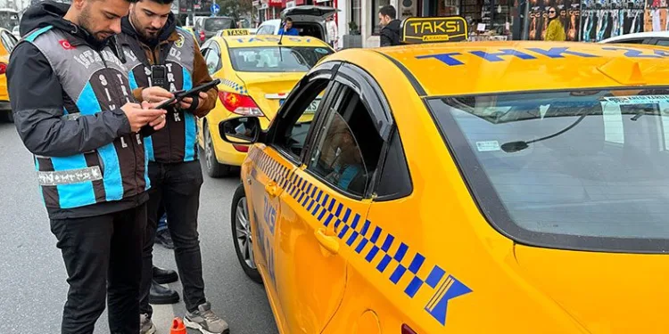 Taksici ceza üstüne ceza yedi