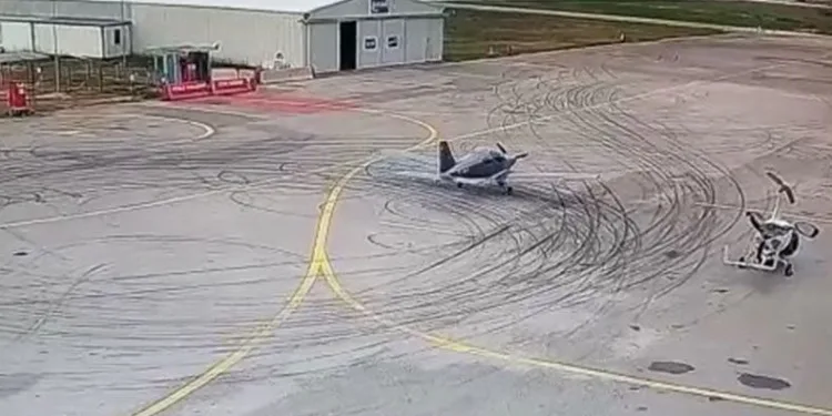 Bursa’da, düşen uçağın son görüntüsü ortaya çıktı