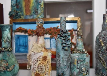 Atık malzemeler sanat eserine dönüşüyor