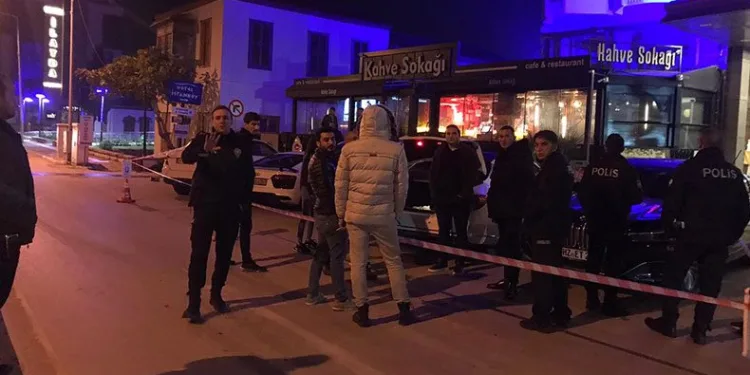 Park halindeki otomobil kurşunlandı