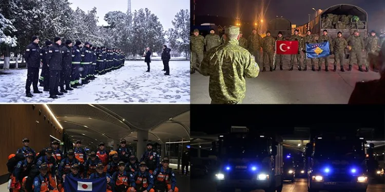 Dünyadan Türkiye’ye deprem için destek ekipleri geliyor