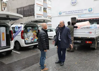 Mudanya’dan deprem bölgesine yardım